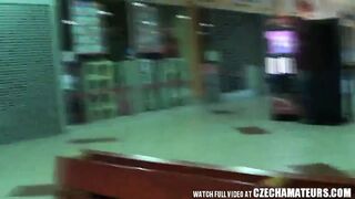 AMATEUR Exhibitionist Couple Fuck In Shopping Mall