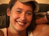Natural Big Titted Girl Convinced To Fuck For Money