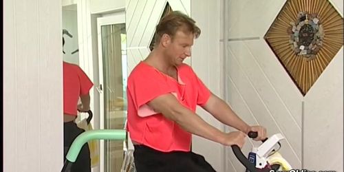 Busty Redhead Mature Lady Marta M Fuck In The Gym